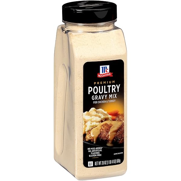 MCCORMICK PREMIUM POULTRY GRAVY MIX, 20 OZ