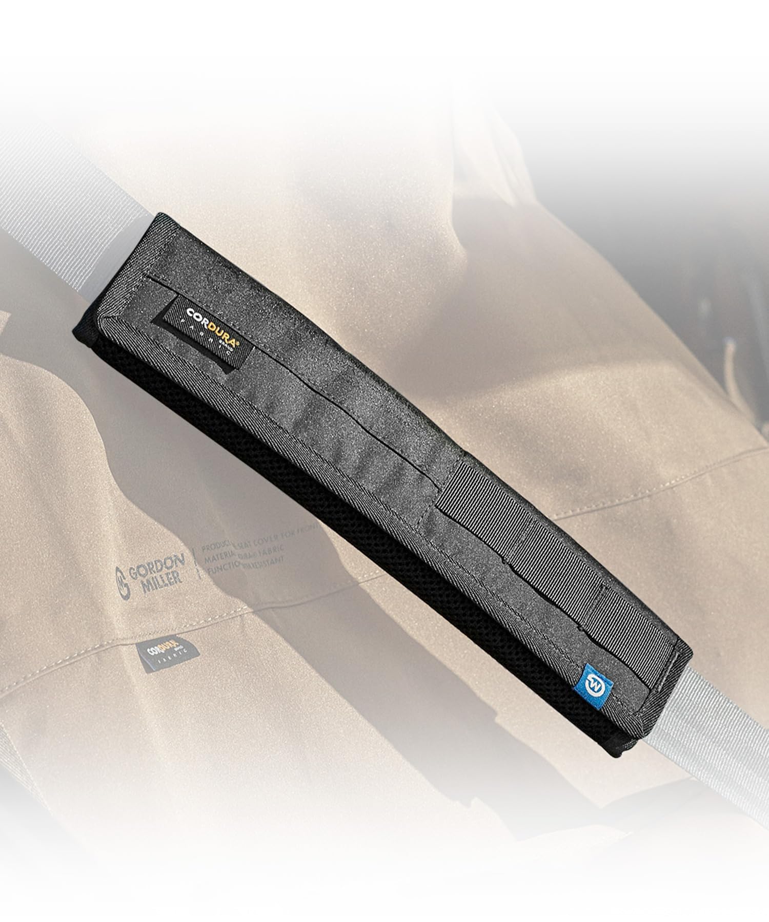 GORDON MILLER 車用 コーデュラ シートベルトパッド ダークグレー 1710517商品画像