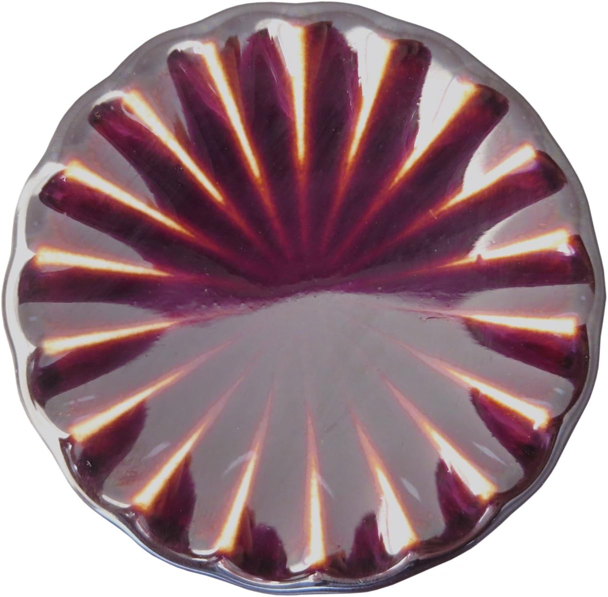 Table-DIAMANT pottery of Kohyo locality chrysanthemum-shaped chopstick rest lacquer Brown