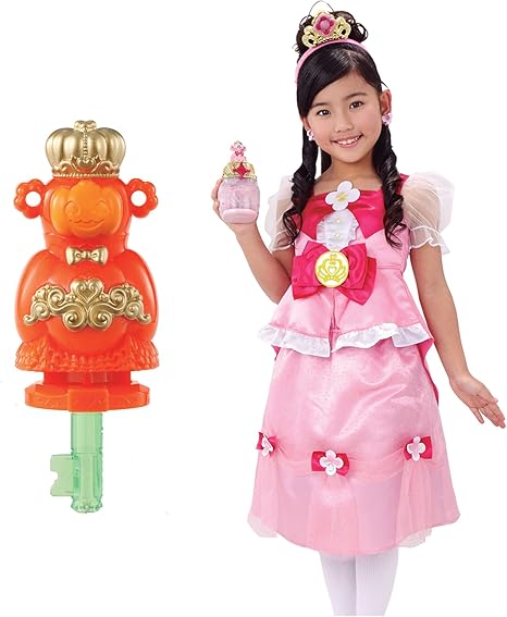 Amazon Go プリンセスプリキュア フローラ ハロウィンキー付き なりきりセット キッズコスチューム 女の子 キッズコスチューム おもちゃ