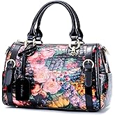 Women's Large Genuine Leather Shoulder Handbags, Luxury Tote Bag Premium Purse Crossbody Bags with Detachable Shoulder Strap