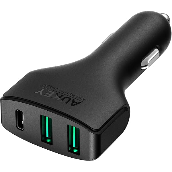 Aukey Car Charger With Usb C Port Dual Aipower #usb #pd #car #charger Aukey Car Charger With Usb C Port Dual Aipower
