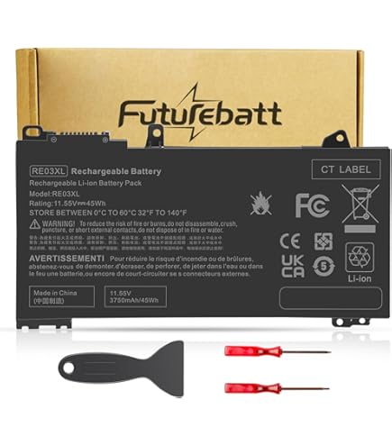 ラリマー B Amazon.com: Emanjor 45Wh RE03XL L32656-002 Laptop Battery for HP