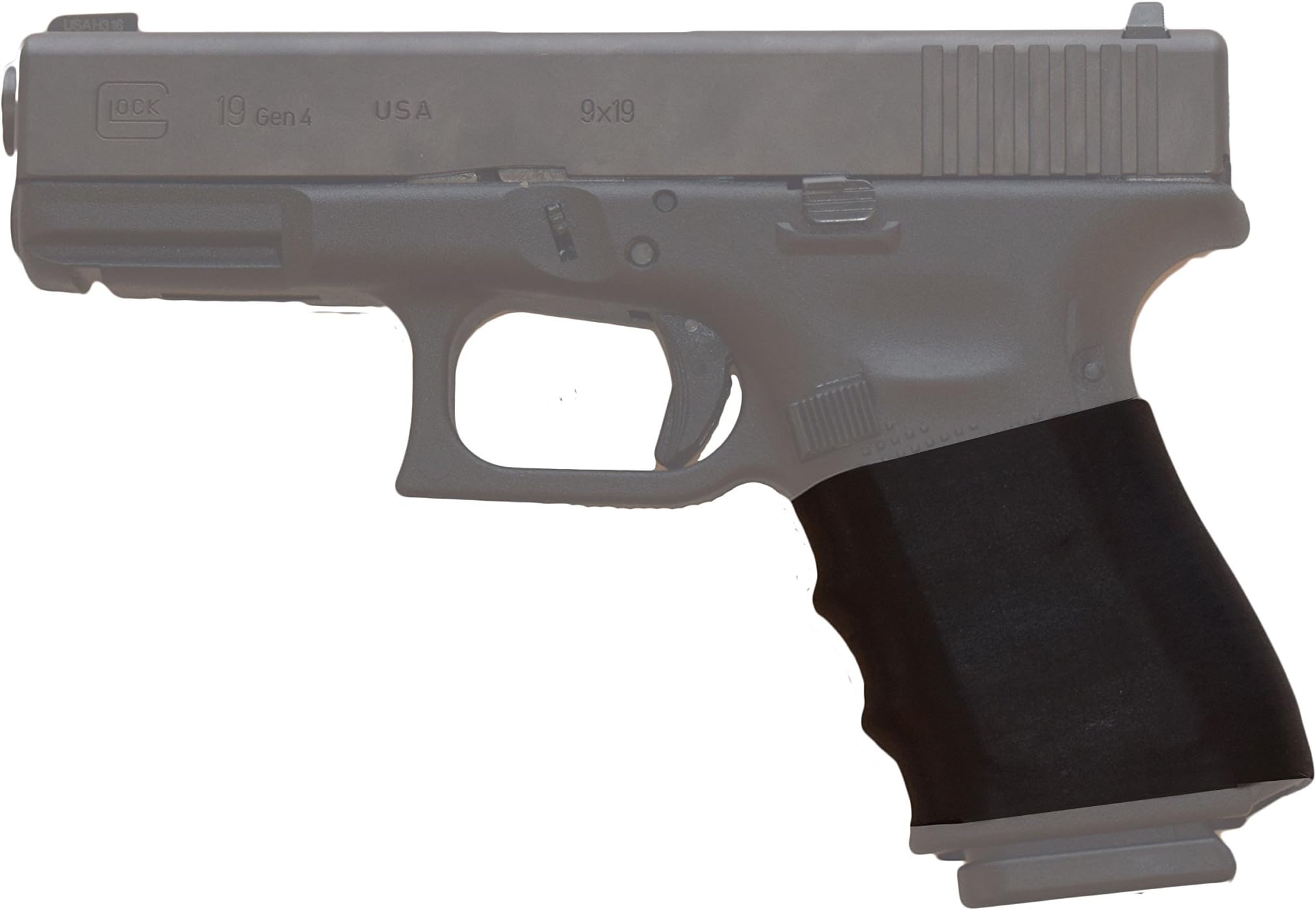 Covert Clutch | Tactical Grip Sleeve with Hex Pattern (Compact Handgun)
