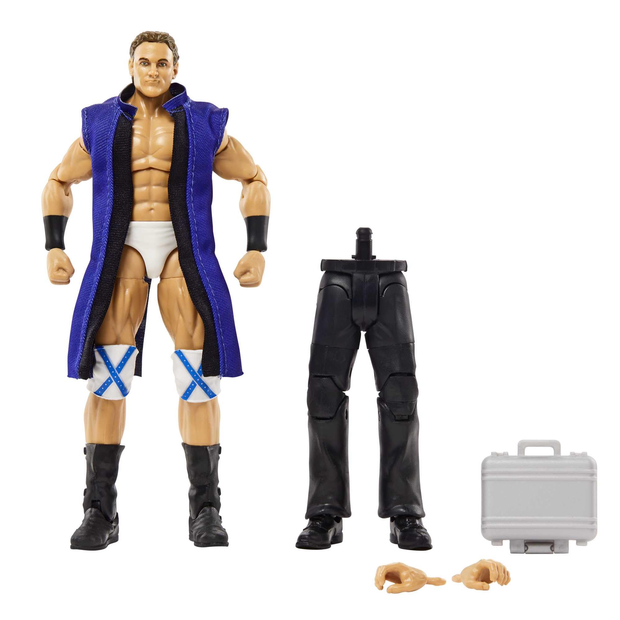 ​WWE Drew McIntyre Survivor Series Elite Collection Action Figure Rick Rude Build-A-Figure Parts, Collectible Gift for Ages 8 Years Old & Up, HHR76