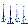 Factory Direct Partners Replacement Standard Ball Glide Table Legs for FDP Activity Tables, Adjustable Height 19-30 inches, Includes Legs and Hardware ONLY (4-Pack) - Blue, 11023-BL