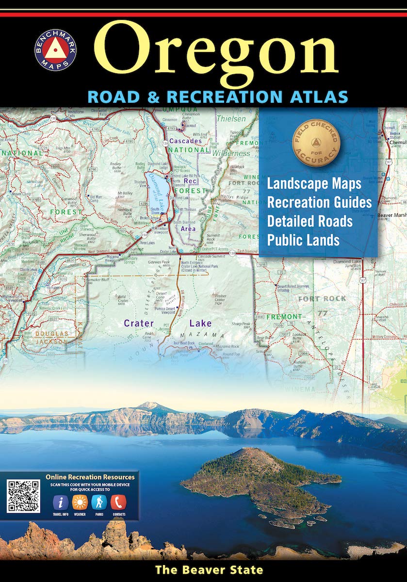 Oregon Road and Recreation Atlas: 2020 Benchmark Atlas: Amazon.es: National Geographic Maps: Libros en idiomas extranjeros