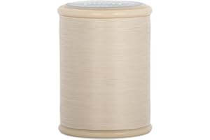 YLI Hand Quilting Thread – 100% Glazed Cotton, Strong & Tangle-Free, 500 yd. Spool – Designed for Hand Quilting (Natural)