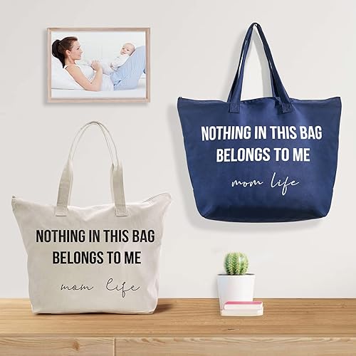 ELEGANTPARK Baby Shower Gifts for New Mom Life Tote Bag Mothers