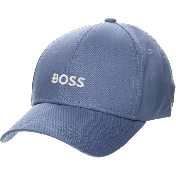 BOSS Tonal Square Logo Cotton Twill Hat, Almond Butter Brown