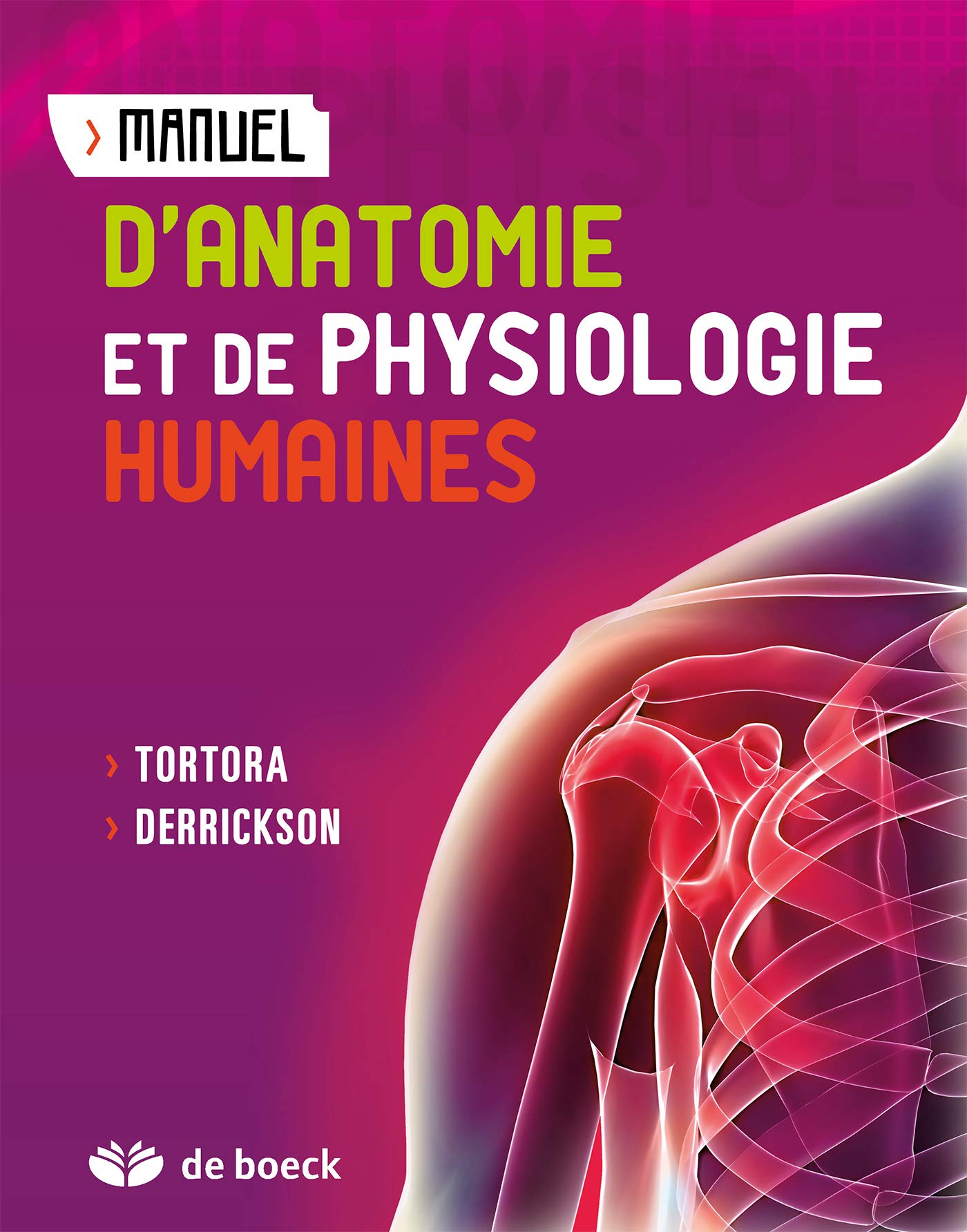 Amazonfr Manuel Danatomie Et De Physiologie Humaines - 