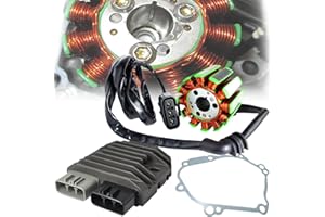 ExtremePowersports OE Generator Magneto Coil Stator+Voltage Regulator Rectifier+Gasket Assy. for 04-08 Yamaha YZF-R1/YZFR1 06-15 FZ1 Fazer/11-13 FZ8/ FZ8N/ FZ8S/ FZS1 5VY-81410-00-00/2D1-81410-01-00