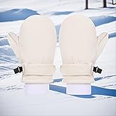 XITOTAHAYE Waterproof Winter Mittens for Toddlers Baby Girls & Boys - Thermal Insulated Snow Gloves for Warm Fleece Lined
