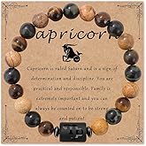 crataly Zodiac Bracelet Gemstone beads bracelet for women Constellation Horoscope Chakra Relief Stress Stretch Bracelet Jewelry Gift