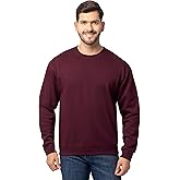 Fruit of the Loom Men's Eversoft Fleece Crewneck Sweatshirts, Moisture Wicking & Breathable, Sizes S-4x