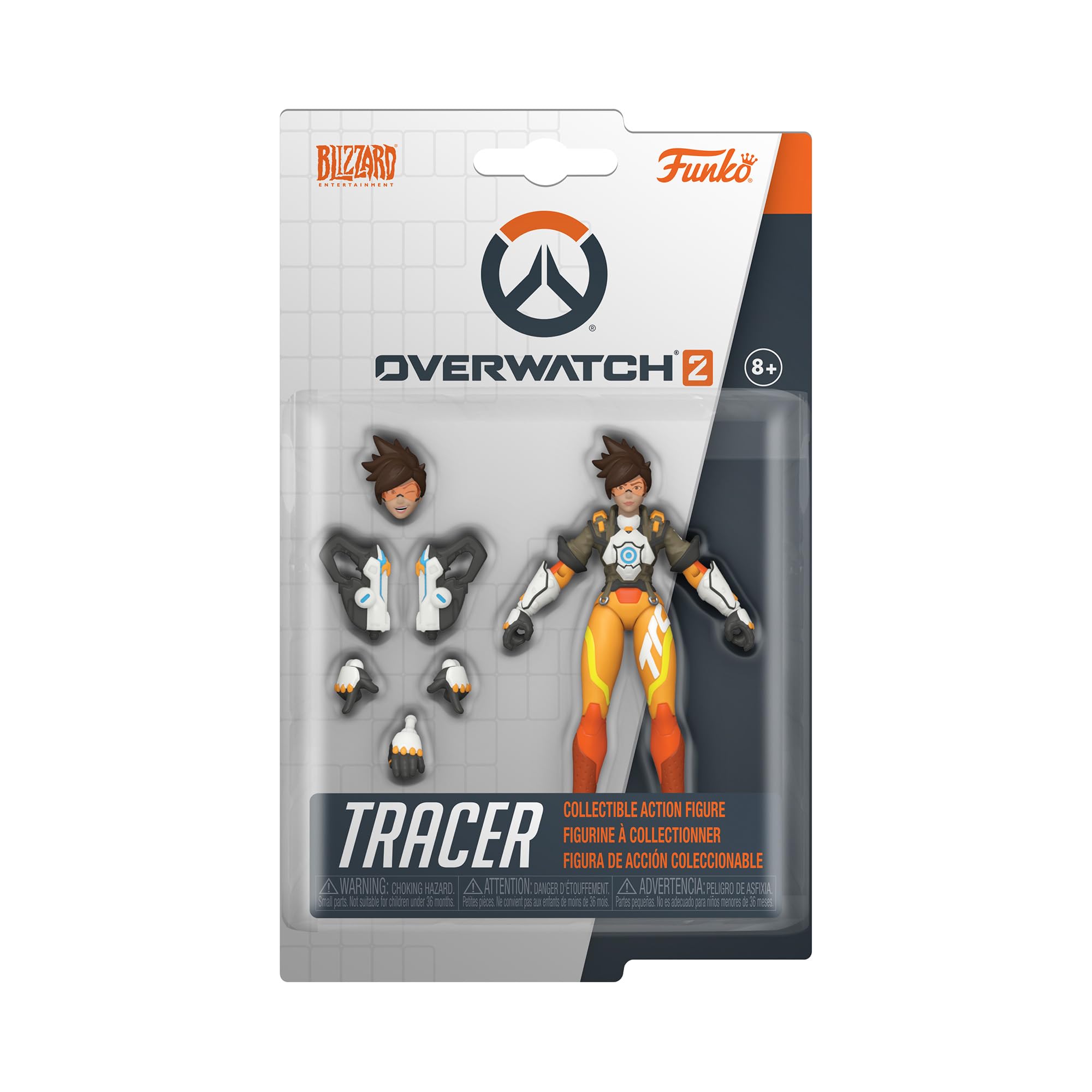 Funko Action Figure: OW 2- Tracer 3.75'' - Overwatch - Collectable Toy - Gift Idea - Official Merchandise - for Boys, Girls, Kids & Adults - Video Games Fans