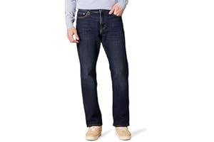 �鶹�� Essentials Mens Straight-Fit Stretch Bootcut Jean