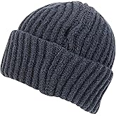 Armycrew Super Heavy Thick Ribbed Knit Winter Beanie