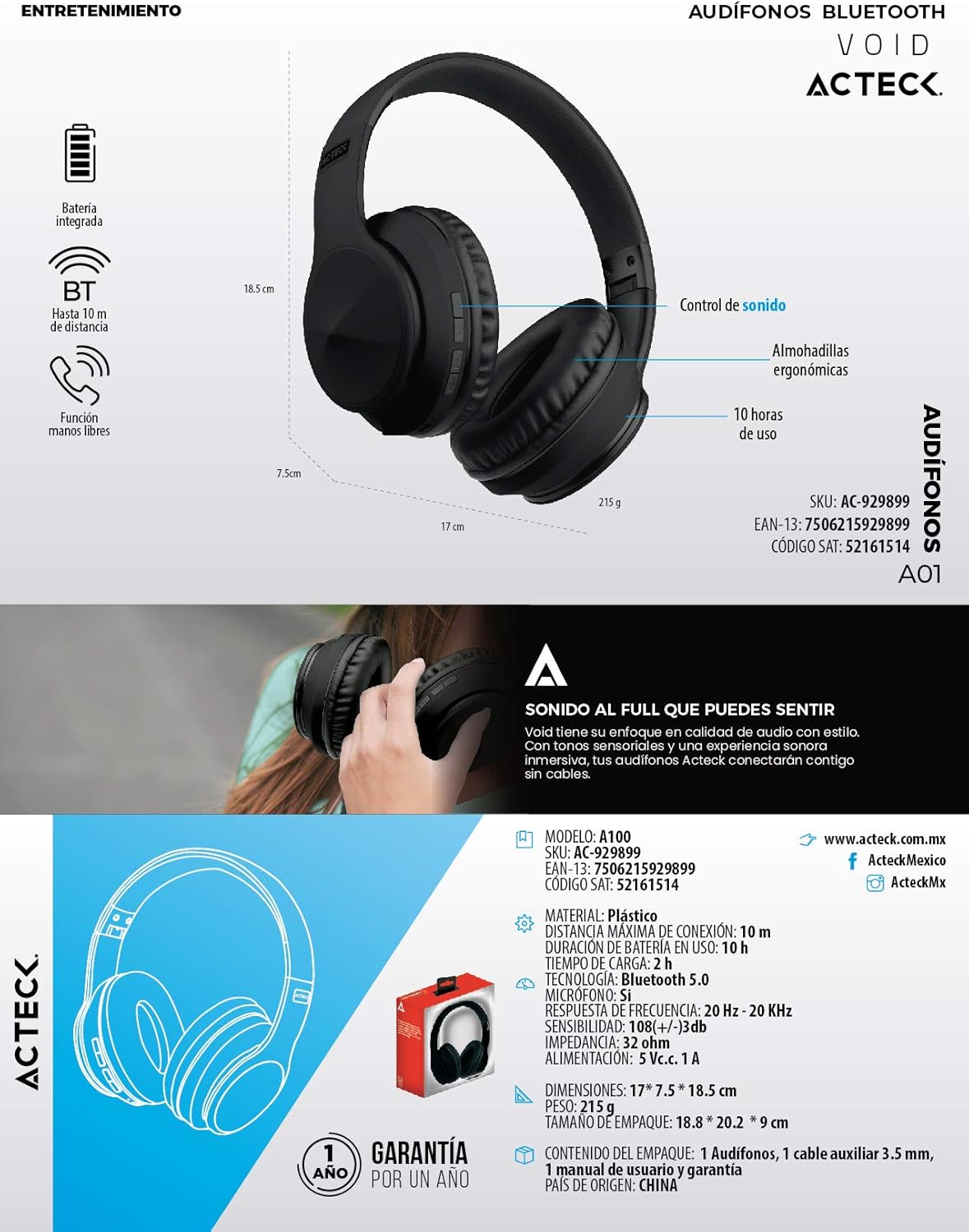 Acteck Audifonos Bluetooth Online Sales, UP TO 59% OFF |  www.lali-iniciativa.com