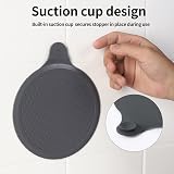 Tomario 2 Pack Silicone Bathtub Stopper 6 Extra Large Sink Plug view 3