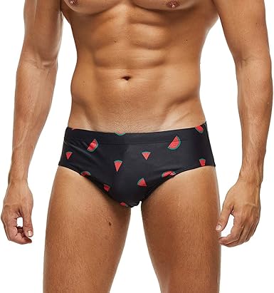 men's nylon swim briefs