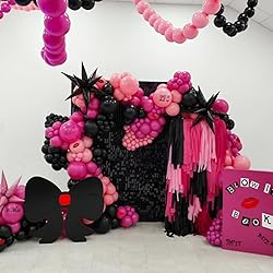 Awenztech Hot Pink Balloons 12 inch, Hot Pink Latex