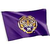 Desert Cactus Louisianna State University Flag - 3 x 5 Feet LSU Tigers Banner, Indoor/Outdoor Durable Fabric, 100% Polyester Design (Style 5)
