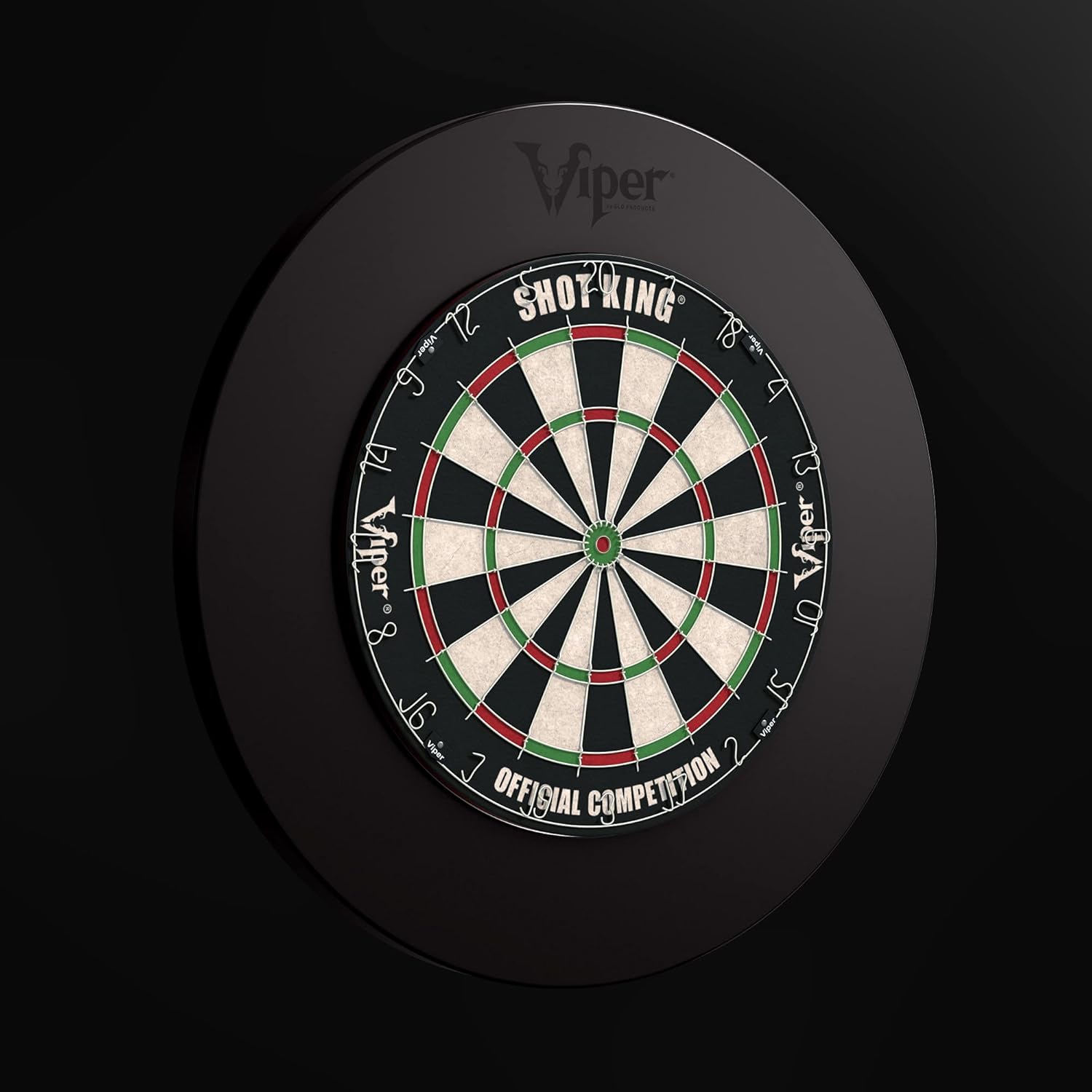 Viper by GLD Products Guardian Dartboard Surround Sisal/Bristle Steel-Tip Dartboard Wall Protector, Black, for 17.75” Steel tip Dart Board : Sports & Outdoors