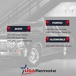 Key Fob Keyless Entry Remote fits Buick Century