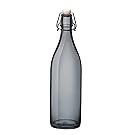 Bormioli Rocco Giara Bottle, 33.75-Ounce, Gray