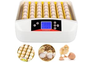 Aceshin 55 Eggs Incubator Digital Poultry Hatcher Machine with Automatic Egg Turning, Temperature & Humidity Control, LED Screen, General Purpose Incubator for Chickens Ducks Birds
