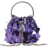 KARRESLY Evening Bag Bling Purse Shimmering Sequins Clutch Purses for Women Wedding Party Cocktail Prom Dinner