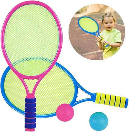 Aniwon Softball Tennis Leichter Tennisschlager Spielzeug Fur Kleinkinder Tennis Schlager Set Tennis Racket Beach Tennis Garten Sports Spielzeug Fur Indoor Outdoor Amazon De Sport Freizeit