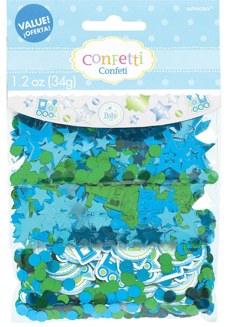 Amscan 361461 34 g Welcome Baby Boy Value Confetti (Pack of 3)