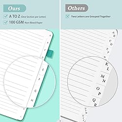 Address Book with Alphabetical Tabs, Hardcover