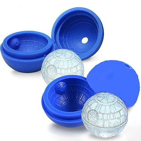 Nopea 2 Mold Runde Eis Ball Maker Silikon Eiskugelform Kugelförmige Kuchenform DIY Küchenhelfer Werkzeug Blau