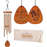 Gifts for Daughter, Daughter Wind Chimes, Valentine's Day Best Gift for Daughter, Birthday Gift for Daughter from Mom Dad, Love Reminder Gifts for Birthday, Mother's Day, Christmas