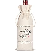 Maydvdv Marriage Wine Bag | Engagement Wine Bag | Engagement Party Gifts | Bridal Shower Gift | Wedding Night Mr and Mrs Wedding Gifts for Couple