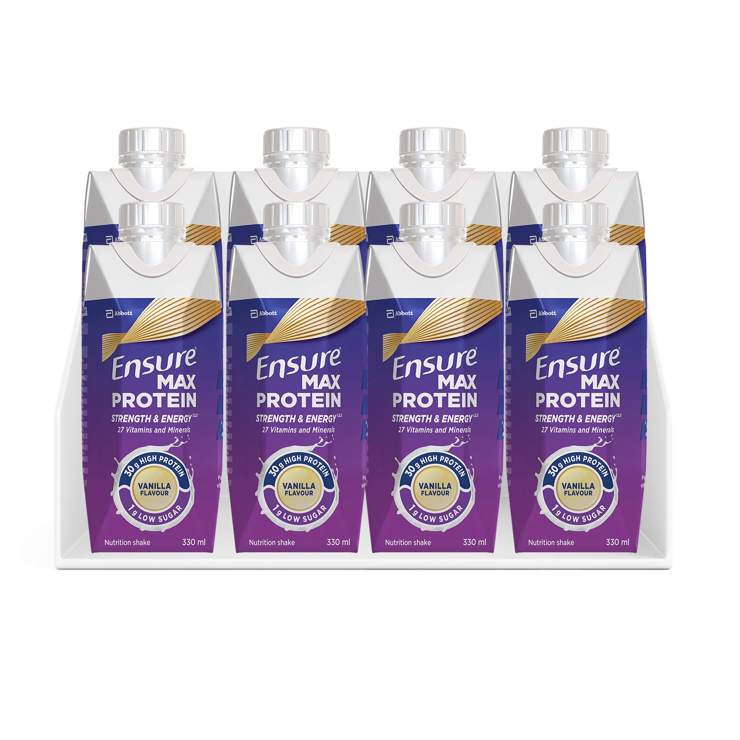 Ensure Max Protein Shake Strength And Energy Nutrition Drink 30g Protein 27 Vitamins And Minerals And Only 1g Sugar 8 X 330ml Vanilla Flavour Buy Online In Aruba At Desertcart 232332639