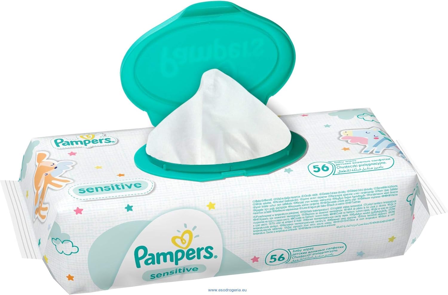 Pampers Sensitive Protect Baby Wipes, 56 Count Buy Online at Best