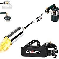Heavy Duty Weed Torch Propane Burner with Storage Bag, High Output 360,000 BTU Blow Torch with 8.8FT Hose, Portable Flame Wee