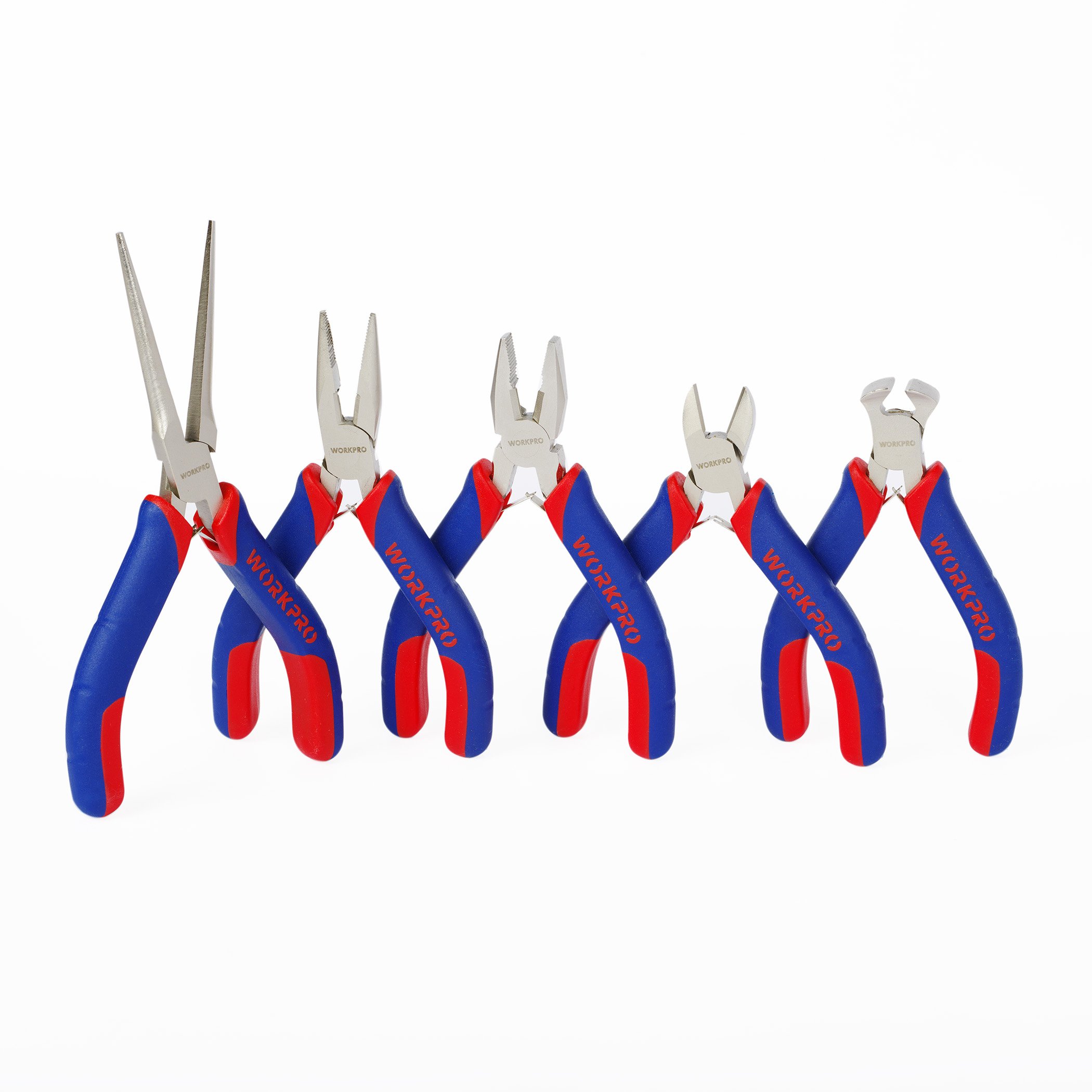 WORKPRO Mini Precision Pliers Set 5Piece 820909726289 eBay