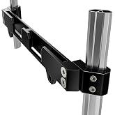 Alpha Engineered Milwaukee Packout Side Mount, Tool Rail Accessory - Black | Milwaukee Packout side mount for the rail system, holds half-size Packout tool boxes, organizers &amp; accessories