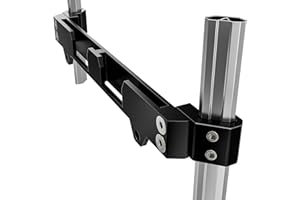 Alpha Engineered Tool Rail Mount Compatible with Milwaukee Packout Tool Box - Packout Side Mount for Milwaukee Packout Rail System - Mounts Half Size Packout & Packout Accessories - Black