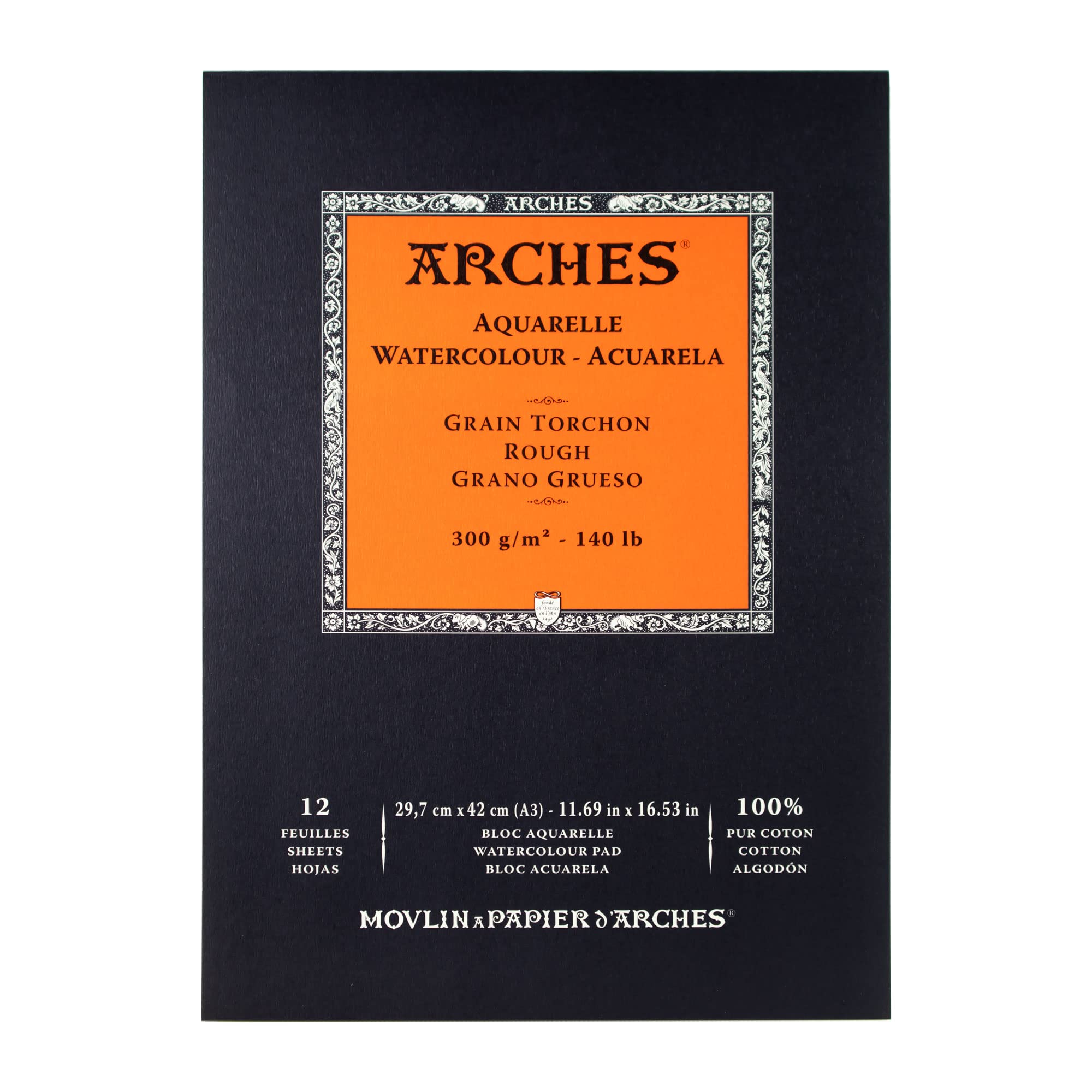 Arches Watercolor Pad 11.69x16.53-inch - Natural