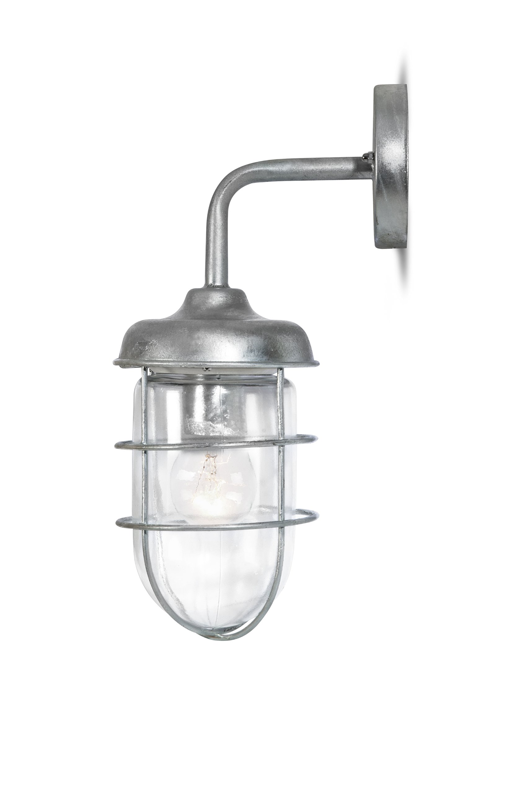 Garden Trading St Ives Harbour Light Crafted in Hot Dipped Galvanised Steel | H36 X W13.5 X D20cm