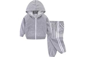 Mud Kingdom Little Boys Jogger Set Long Sleeve Casual Outerwear