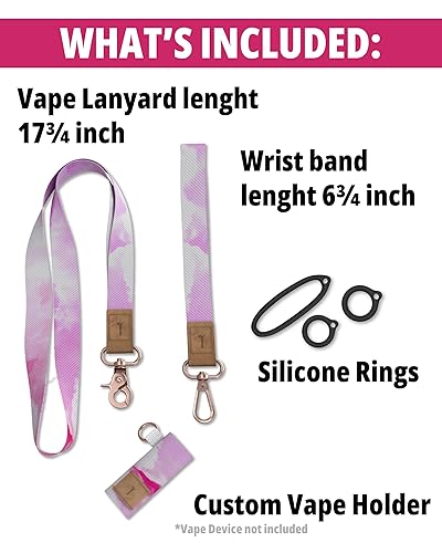 vape for sale Greensadi Vape Lanyard Holder & Vape Wristband – Vape Holder Necklace &  Wristband w/ 3 Vape Size