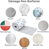 Vicloon Furniture Pad 3-Piece Self-Adhesive Felt Strip Roll Set 120x10cm view 2