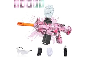 JANNIRESS Electric Gel Ball Blaster Toys,Eco-Friendly Splatter Ball Blaster,Automatic Outdoor Games Toys for Activities Team Game(ping)